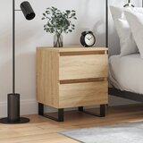 vidaXL Noćni ormarić boja hrasta sonome 40x35x50 cm konstruirano drvo | shoptok.hr