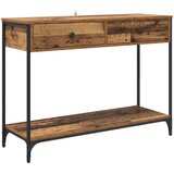  Konzolna stolica s ladicama Staro drvo 100 x 34,5 x 75 cm | shoptok.hr