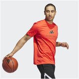 Adidas Majice s kratkimi rokavi Wwh Logo G T Oranžna | Shoptok.si