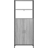  Highboard Siva Sonoma 40 x 33 x 161 cm Konstruirano drvo Slike