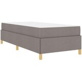  Krevetna konstrukcija Sivo-smeđa 80 x 200 cm tkanina | shoptok.hr