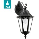Eglo Navedo spoljna zidna lampa/1, e27, crna/srebrna | Eponuda.com
