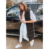 DStreet Kamizelka damska pikowana ELLA czarna | Shoptok.si