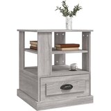  Bočni stolić boja sivog hrasta 50x50x60 cm konstruirano drvo | shoptok.hr