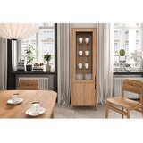 The Beds Vitrina iz masivnega hrasta v naravni barvi 59x188 cm Twig – | Shoptok.si