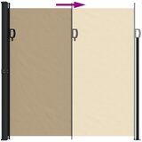 Bočna tenda na uvlačenje bež 200 x 500 cm | Eponuda.com