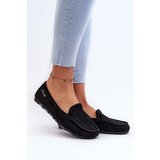 Boto Women's Black Faux Suede Moccasins Amrutia | shoptok.hr
