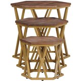  Stolići za kavu Smeđa 55 x 55 x 50 cm Čvrsto drvo manga | shoptok.hr
