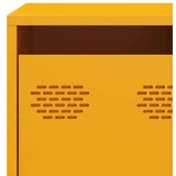 vidaXL TV omarica gorčično rumena 101,5x39x43,5cm hladno valjano jeklo | Shoptok.si