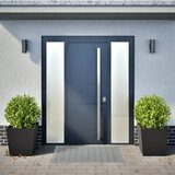  Vrtne sadilice 2 kom crne 50 x 50 x 50 cm čelične | shoptok.hr