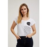 Marisse Women's Blouse L-Ts-4316 White u