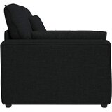  Modularni kauč s naslonom za ruke i jastucima crni 100 cm | Shoptok.si