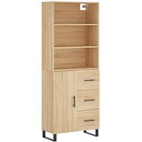  Visoka komoda hrasta sonome 69,5x34x180cm od konstruiranog drva | shoptok.hr