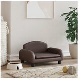 vidaXL Pasja postelja rjava 50x40x30 cm umetno usnje | Shoptok.si