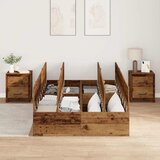 Krevet s ladicama Staro drvo 120 x 190 cm Konstruirano drvo | Eponuda.com
