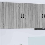 vidaXL Zidni kuhinjski ormarić s policom Siva Sonoma 80 x 31 x 80 cm | shoptok.hr