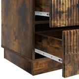  Noćni ormar Dimljeni hrast 43 x 41 x 63 5 cm Konstruirano drvo - Dimljeni hrast | shoptok.hr