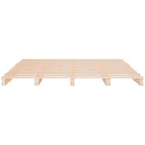  Okvir za krevet 120 x 200 cm od masivne borovine | shoptok.hr