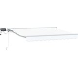  Ručni okvir tende s LED-ima Bijeli 3 x 2 5 m - Bijeli Bijeli 3 x 2 5 m | shoptok.hr