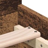  Posteljni okvir brez vzmetnice star les 75x190 cm | Shoptok.si