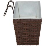  Ograda Metal - Smeđa 50 cm | shoptok.hr