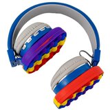 OXE Bluetooth brezžične otroške slušalke Pop It, modre | Shoptok.si