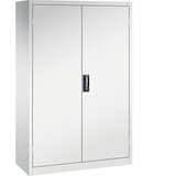 C+P Delavniška omara s krilnimi vrati in predali, ŠxG 1200 x 500 mm, 3 police, svetlo sive / svetlo sive barve | Shoptok.si