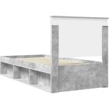  Krevetna konstrukcija s ladicama Betonska siva 100 x 200 cm | shoptok.hr