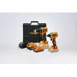 Villager set bušilica VLP 5121 + odvrtač VLP 6420, baterija 1x2,0Ah,1x4,0Ah, punjač 2,4A | Eponuda.com