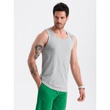 Ombre Men's BASIC cotton tank top - grey melange | shoptok.hr