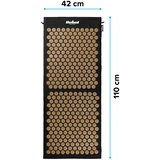 Rebel Active EKO prostirka za zdravlje s akupresurnim šiljcima i jastukom, 110x42cm, XL, sivi šiljci | shoptok.hr