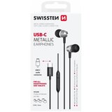 Swissten slušalice BT, mikrofon, Lightning, In-ear, metalne, crne DYNAMIC YS500 | shoptok.hr