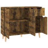  Komoda boja dimljenog hrasta 90 x 30 x 72 cm konstruirano drvo | shoptok.hr