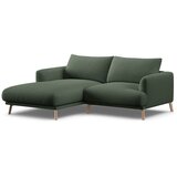 Micadoni Zelena kotna sedežna garnitura (levi kot/z ležalnikom) Naomi – | Shoptok.si