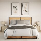  Noćni ormarići s LED svjetlima 2 kom boja hrasta sonome | shoptok.hr