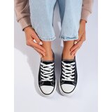 Shelvt Women's classic black sneakers | Shoptok.si