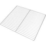 vidaXL Srebrna Nerjaveče jeklo 45 x 40 x 1 cm Vzdržljivo Žar Rack | Shoptok.si