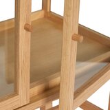 Hübsch Vitrina v hrastovem dekorju 80x88x42 cm Poetic – | Shoptok.si