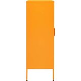 Ormarić Omara za shranjevanje gorčično rumena 80x35x101,5 cm jeklo, (20705568) | Shoptok.si
