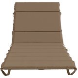  Jastučić za ležaljku GEMERT 100% poliester Sivosmeđa - Sivosmeđa 200 x 70 x 3 cm Melange | shoptok.hr