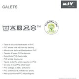 Msv Protuklizna prostirka za tuš 53x53 cm Galets – | shoptok.hr
