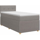  Boxspring krevet s madracem Sivosmeđa 80 x 200 cm Tkanina | shoptok.hr