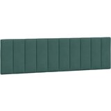 vidaXL Vzglavna stranica temno zelena 180 cm žamet, (21059219) | Shoptok.si