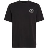 O'neill Majica 'Surf Co' črna / bela | Shoptok.si