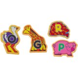  Set of Wooden Magnets Letters Pictures Animals Objects 26 Pieces | shoptok.hr