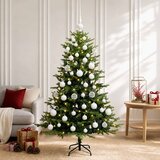  Umjetno božićno drvce s kuglicama 120 cm 150 LED lampica | shoptok.hr