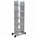Tark Aluminijasta štiri delna lestev DLM105, 5,72 m | Shoptok.si