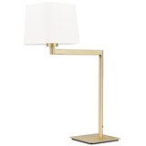 Orion LA 4-1209/1 - Stona lampa CARLTON 1xE27/40W/230V bela/zlatna | Eponuda.com