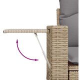  9-dijelni set vrtnih sofa s jastucima bež od poliratana | shoptok.hr