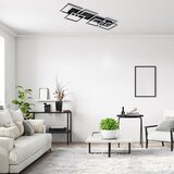 Rabalux LED Plafonjera sa daljinskim Fatma, 40W, 3000-6500K, 100x33cm, Crna | Eponuda.com